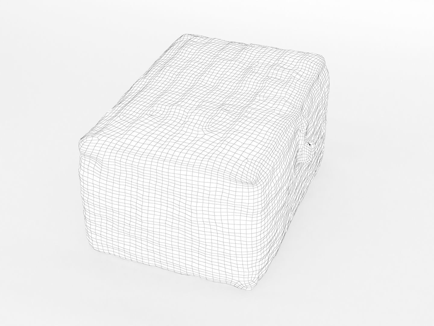 Decorative Wicker Basket 3D model_11