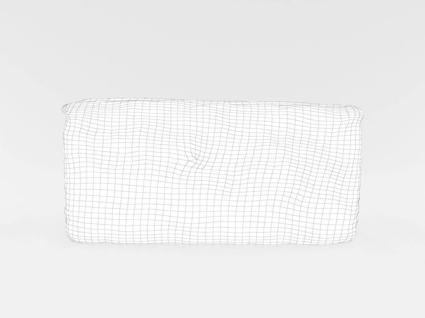 Decorative Wicker Basket 3D model_16