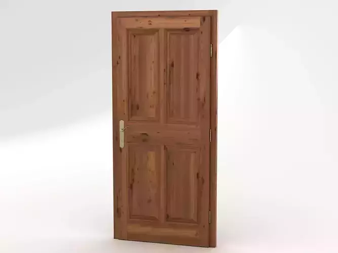 Wooden Door 3D model