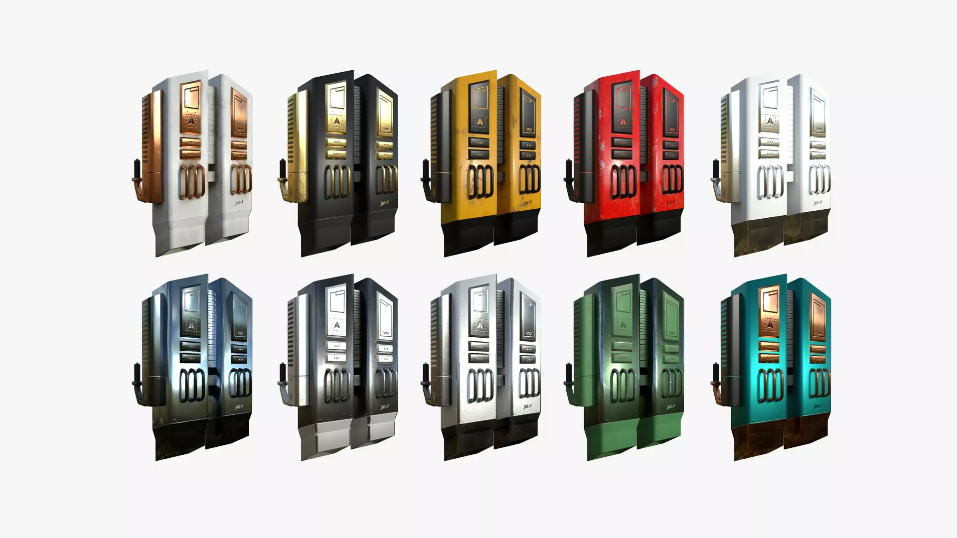 10 Jetpacks F Collection - SciFi Character Design _0