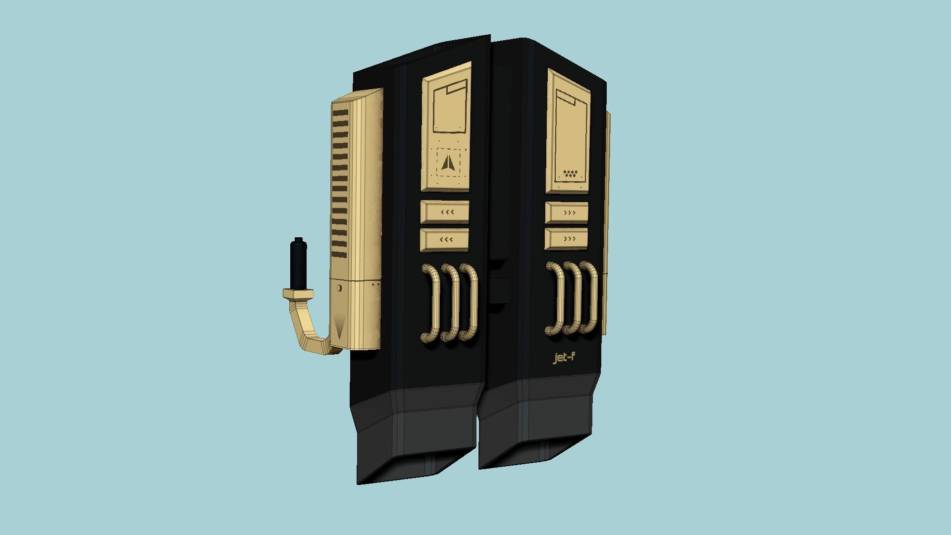 10 Jetpacks F Collection - SciFi Character Design _62