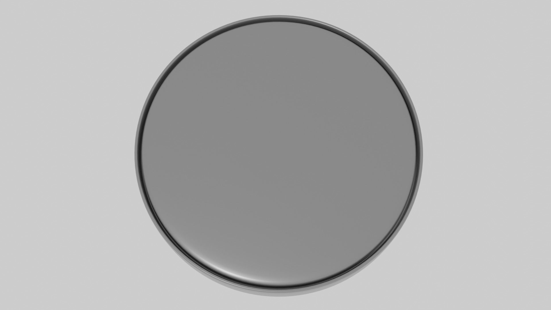 Button Cell Low-poly 3D model_3