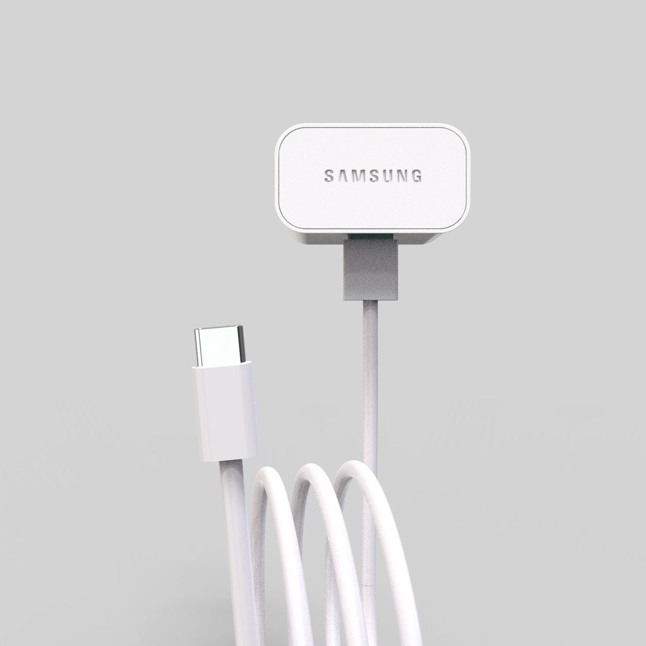 Samsung fast charging power adapter charger 3D model_28