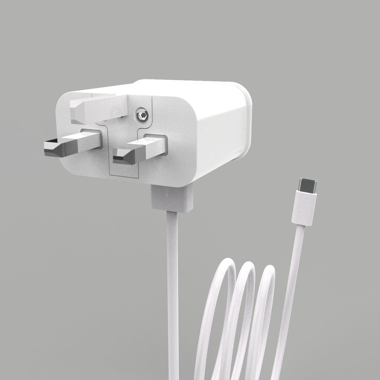 Samsung fast charging power adapter charger 3D model_25