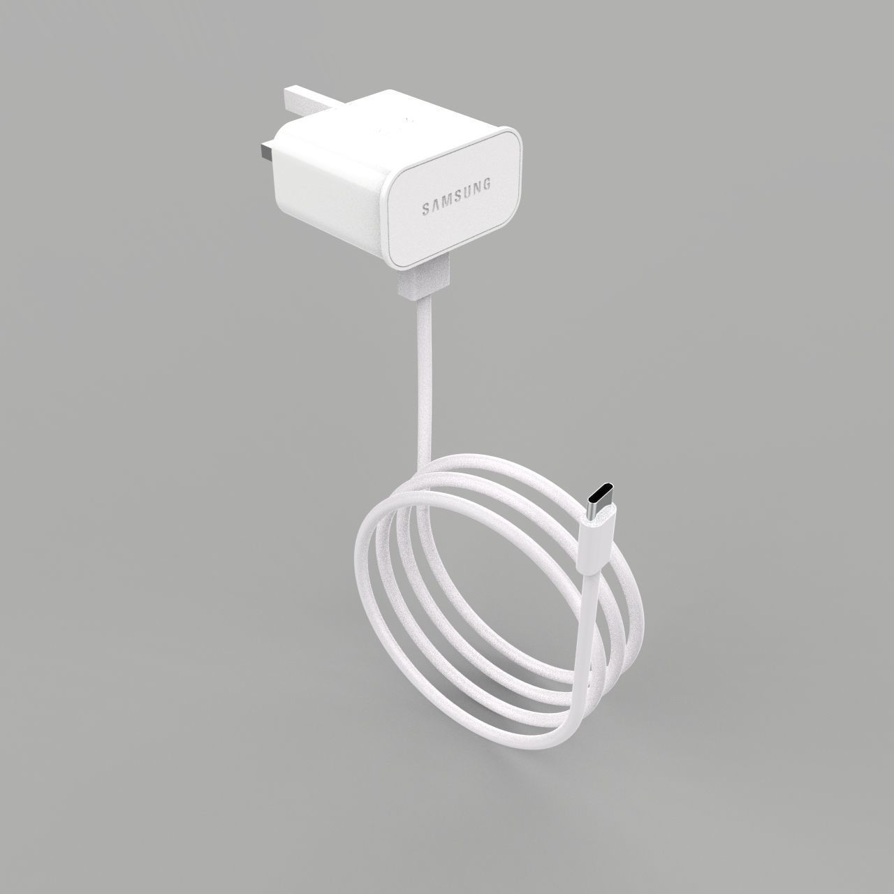 Samsung fast charging power adapter charger 3D model_14