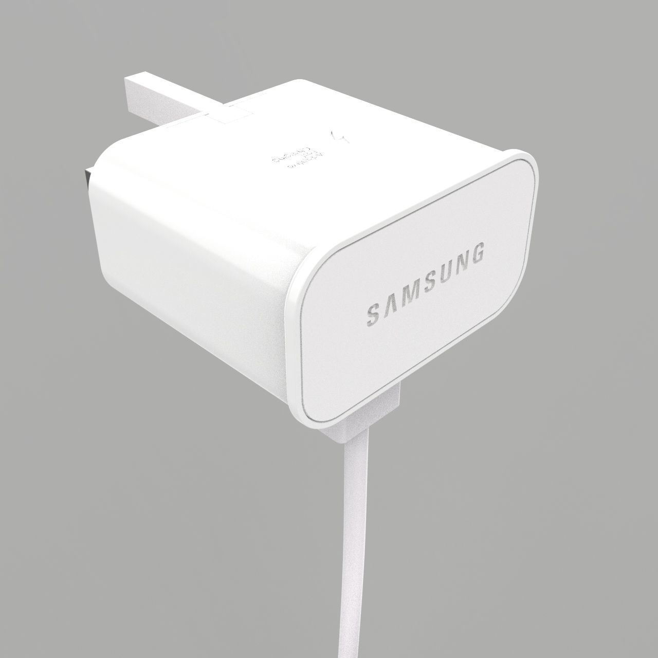 Samsung fast charging power adapter charger 3D model_15