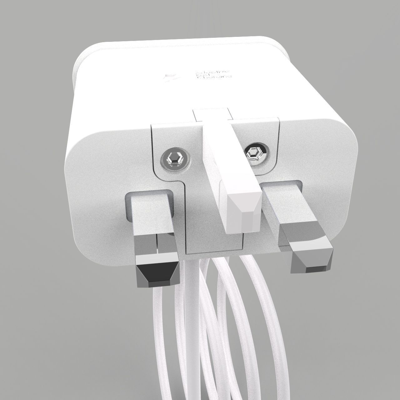 Samsung fast charging power adapter charger 3D model_23
