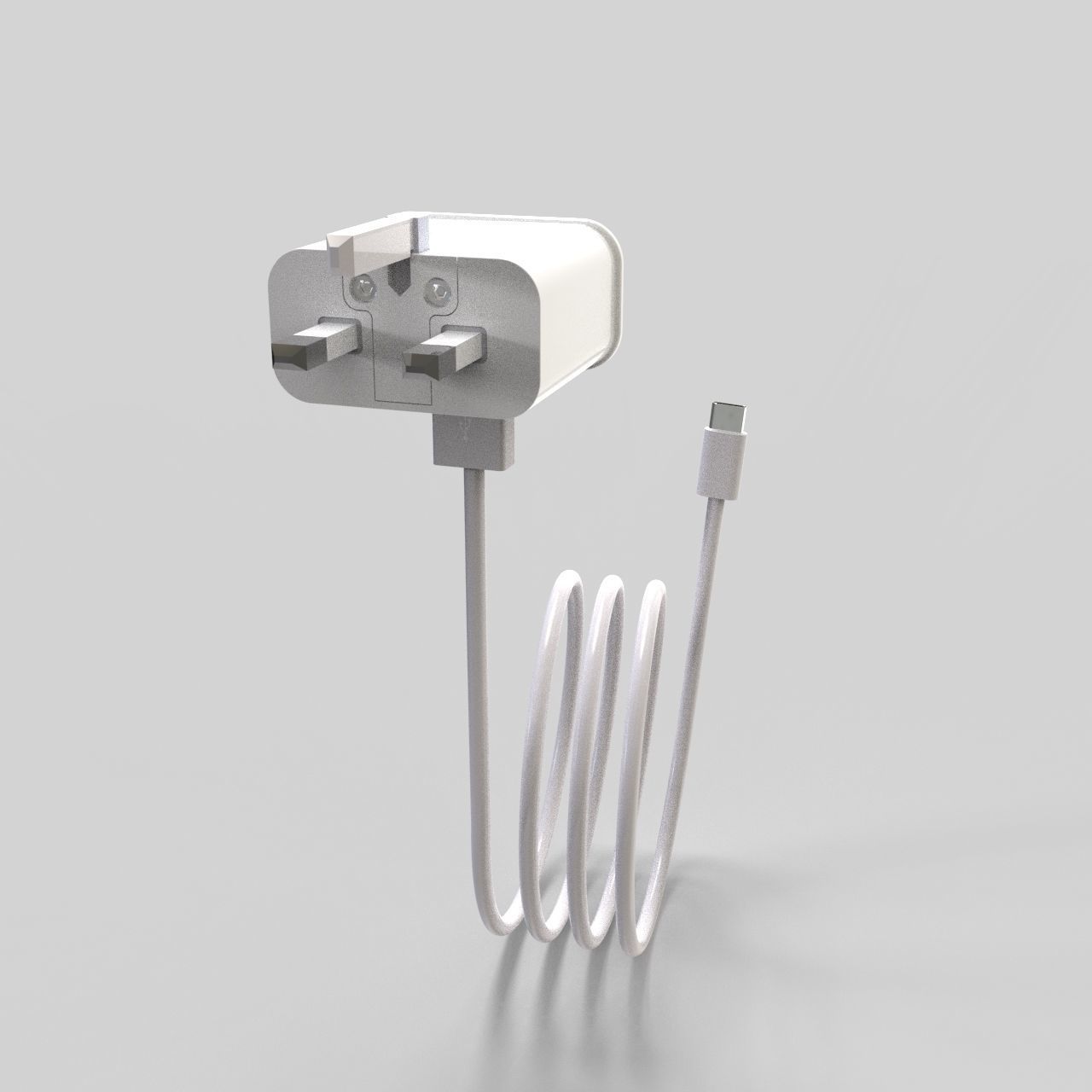 Samsung fast charging power adapter charger 3D model_30