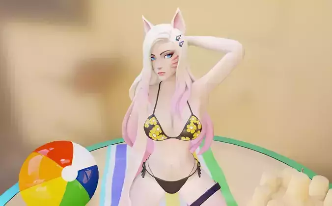 Ahri With Marin Bikini