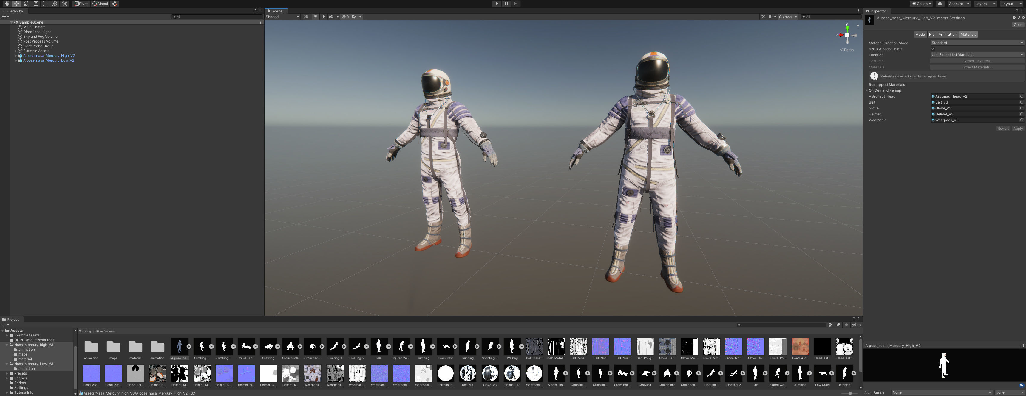CS04 Space Suit LITE VERSION 3 Low-poly 3D model_17
