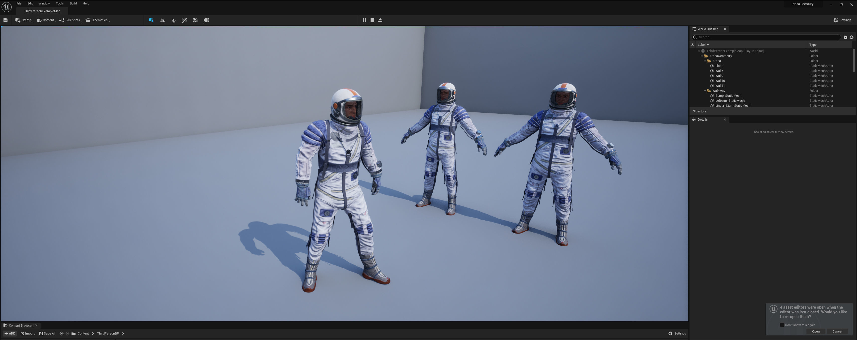 CS04 Space Suit LITE VERSION 3 Low-poly 3D model_19