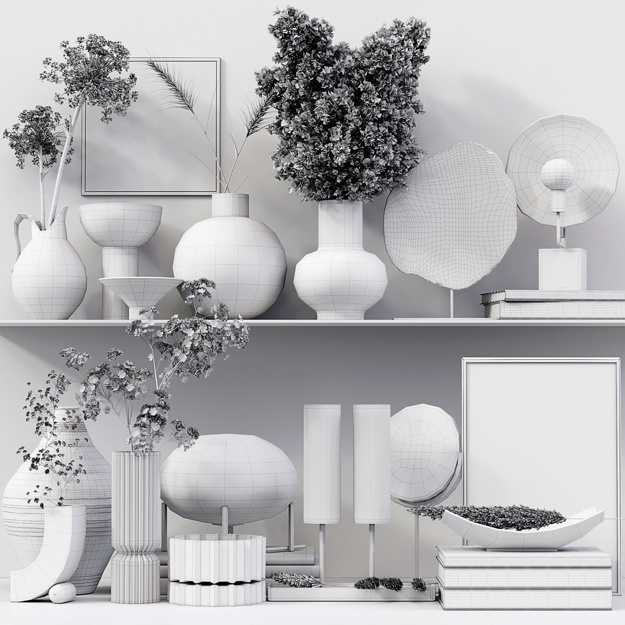 Decor Set 095 3D model | CGTrader