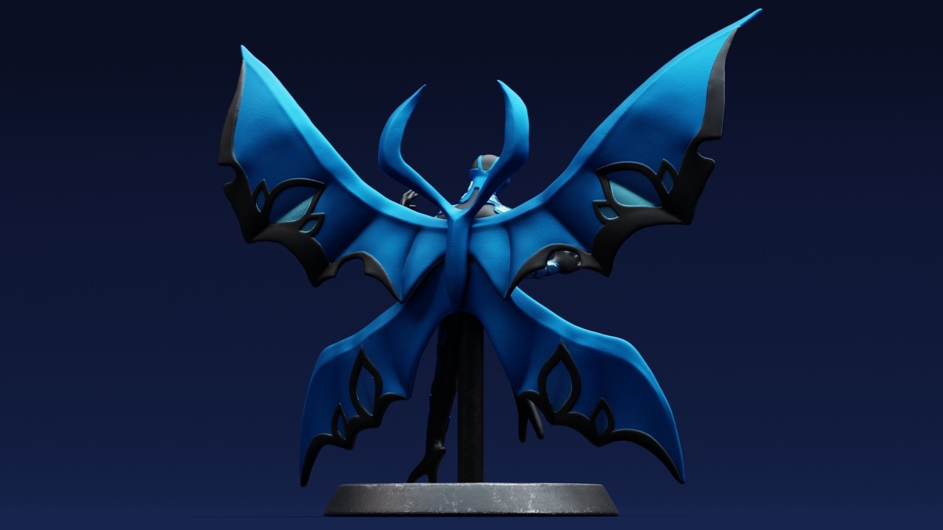 Ben10 Big Chill Printable 3D print model_3