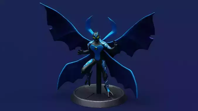 Ben10 Big Chill Printable 3D print model