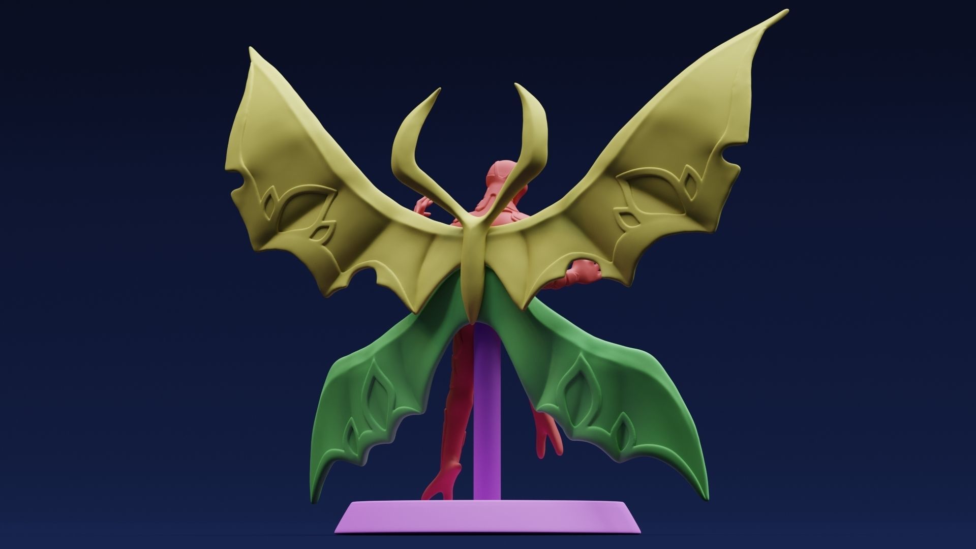 Ben10 Big Chill Printable 3D print model_11