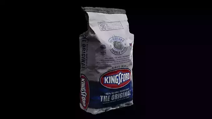 Bag of Charcoal 3D model