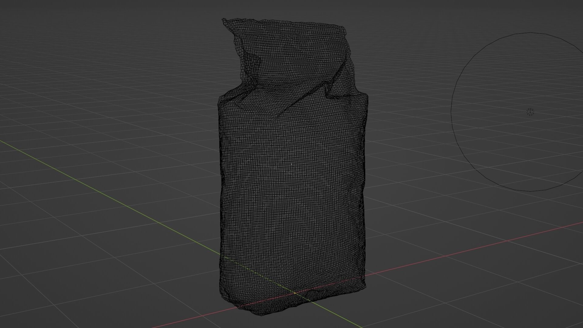 Bag of Charcoal 3D model_5
