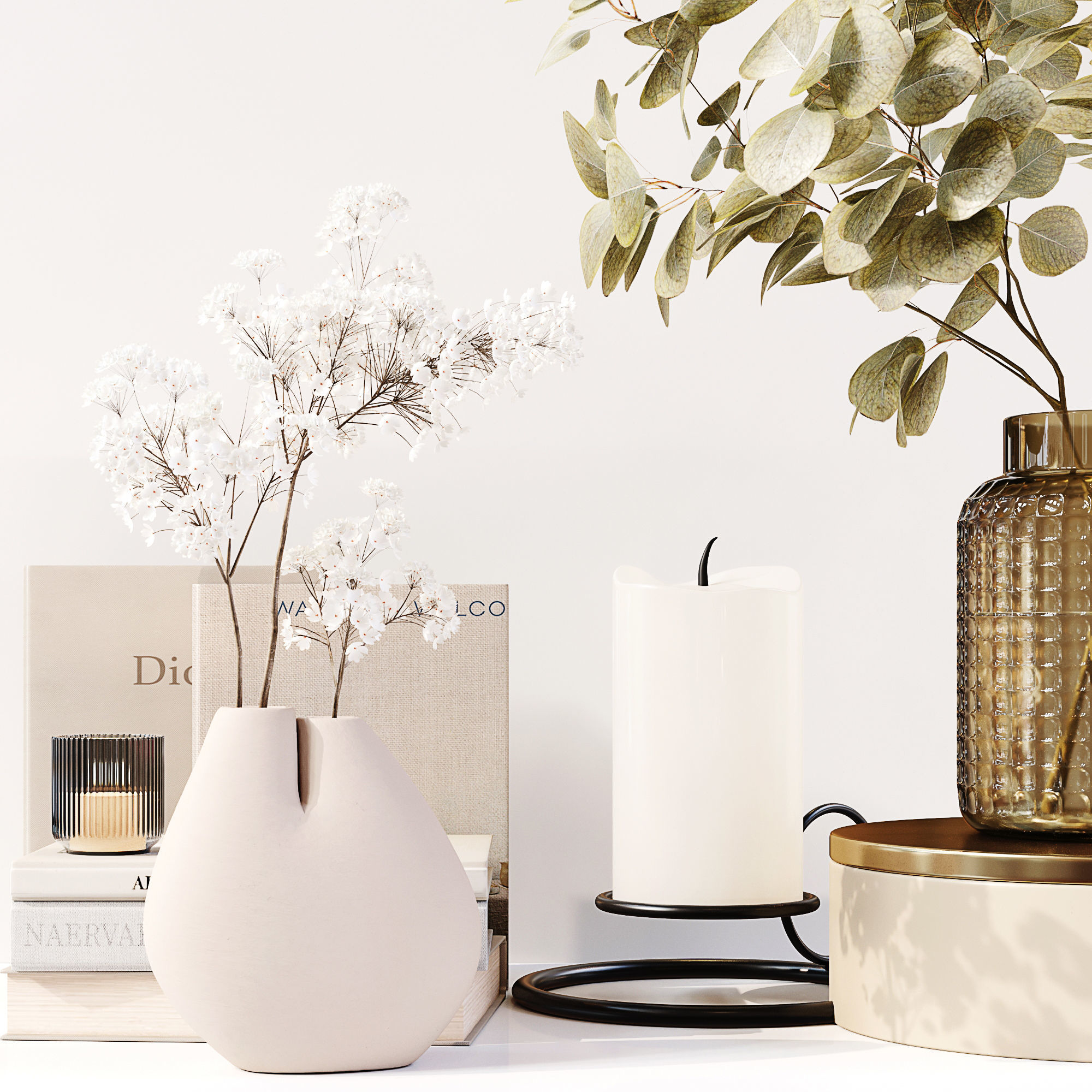 Decor Set 050 3D model_2