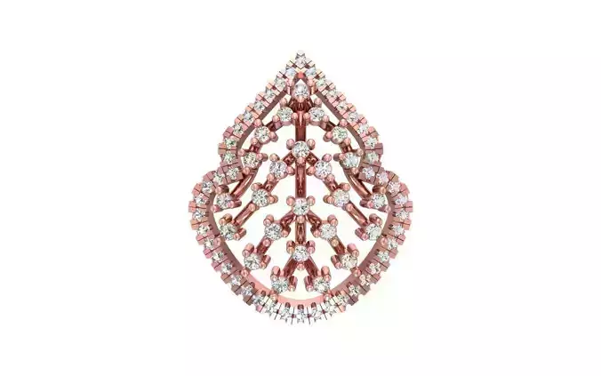 Women Pendant 3dm STL OBJ FBX Render Details