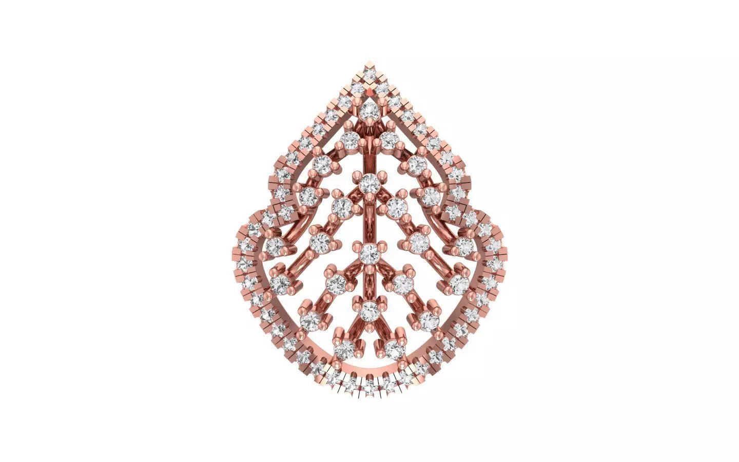 Women Pendant 3dm STL OBJ FBX Render Details 3D print model_0