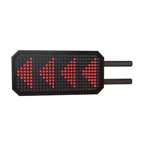 Sci Fi LCD Direction Display Board v1 003 Low-poly 3D model