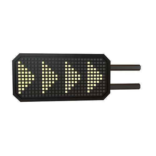 Sci Fi LCD Direction Display Board v1 005 Low-poly 3D model