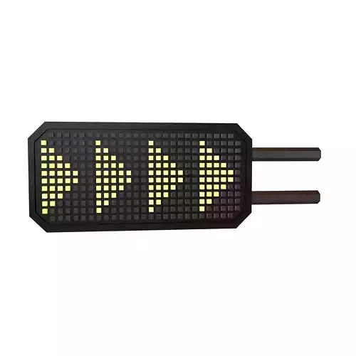 Sci Fi LCD Direction Display Board v1 005 Low-poly 3D model