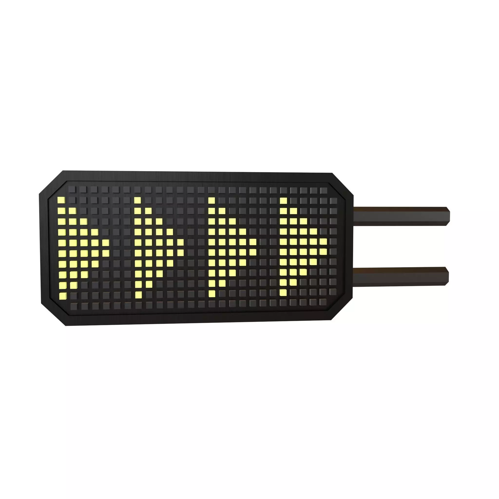 Sci Fi LCD Direction Display Board v1 005 Low-poly 3D model_0