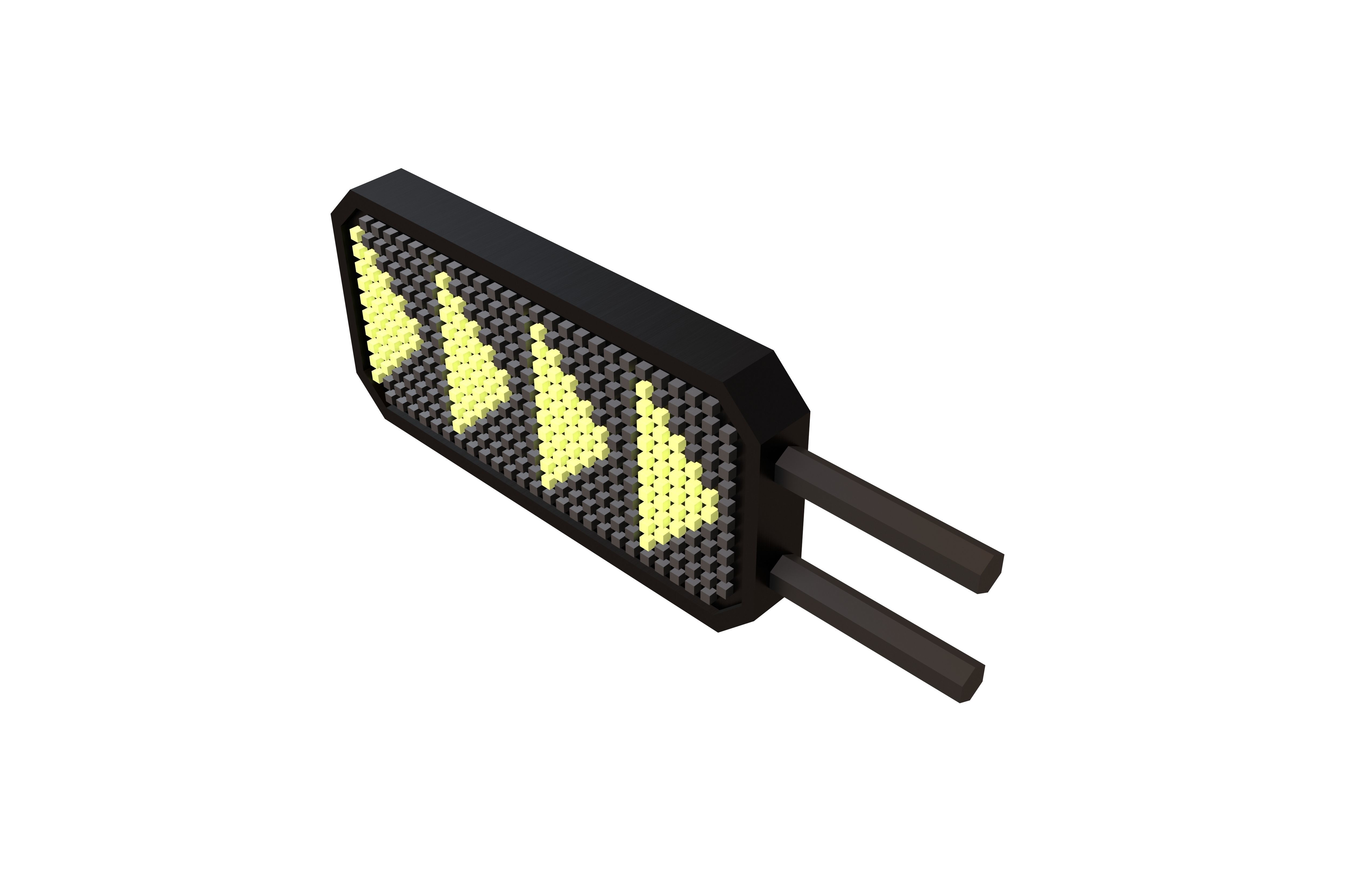 Sci Fi LCD Direction Display Board v1 005 Low-poly 3D model_2