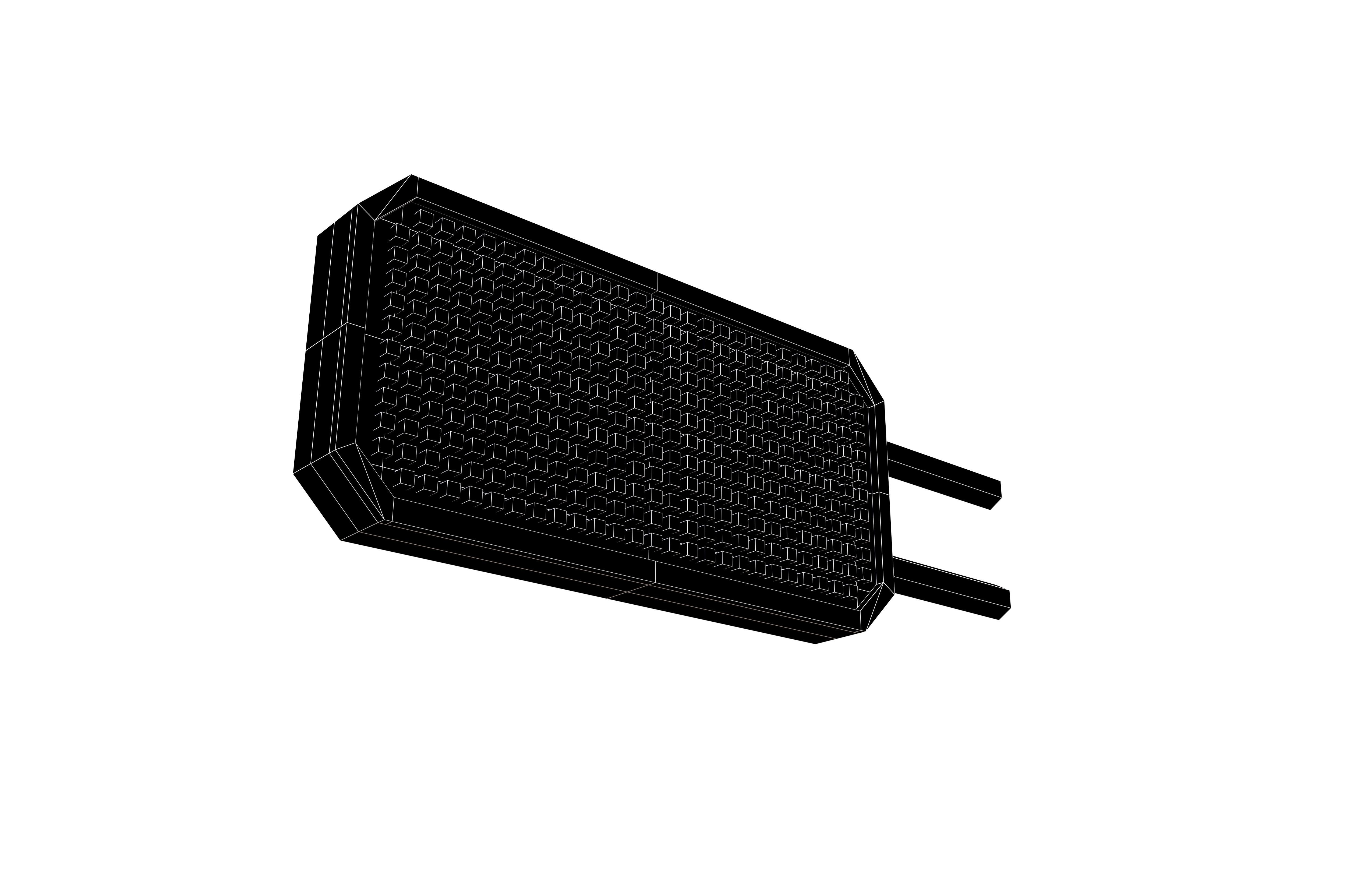 Sci Fi LCD Direction Display Board v1 011 Low-poly 3D model_7