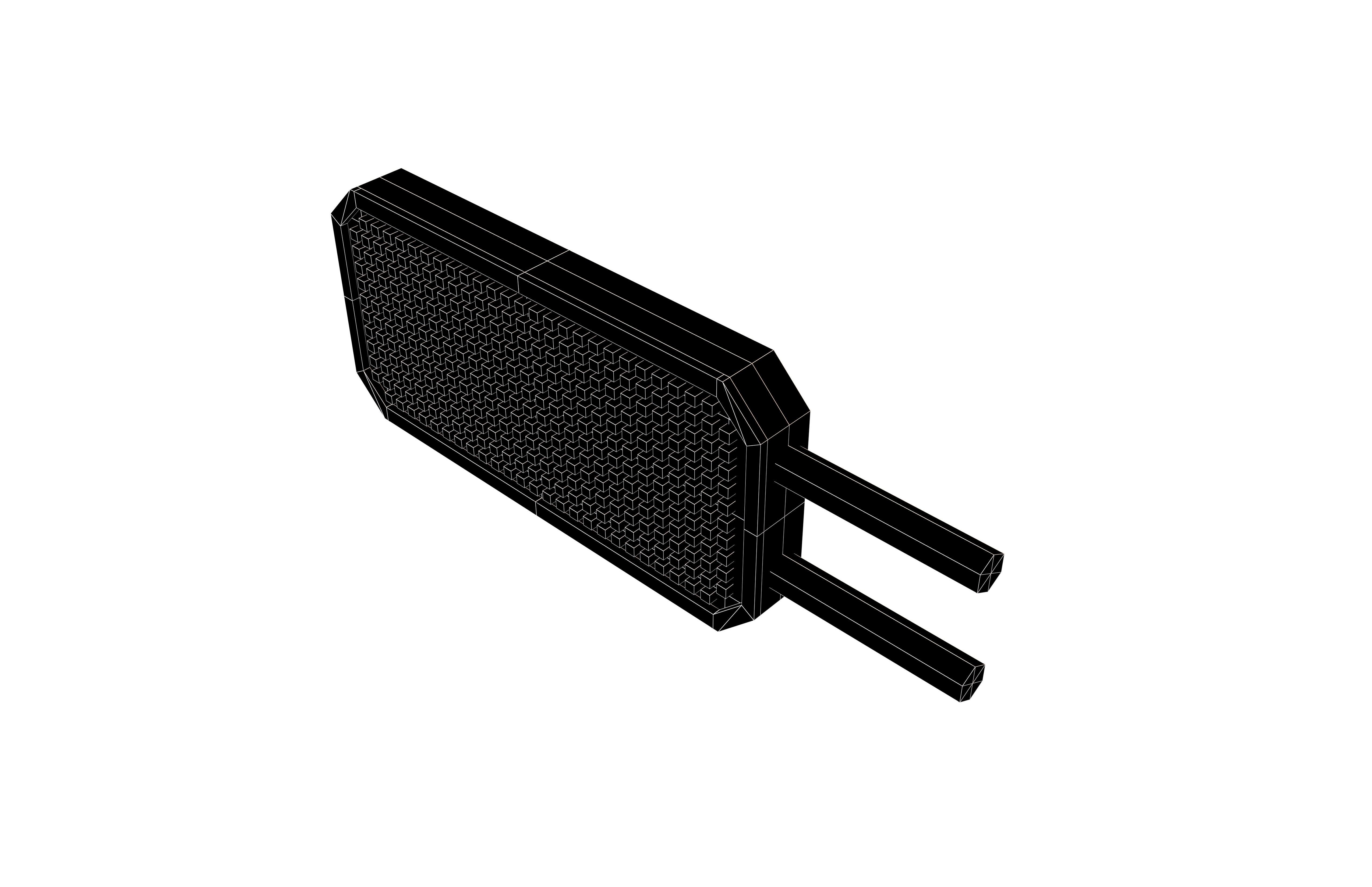 Sci Fi LCD Direction Display Board v1 011 Low-poly 3D model_5