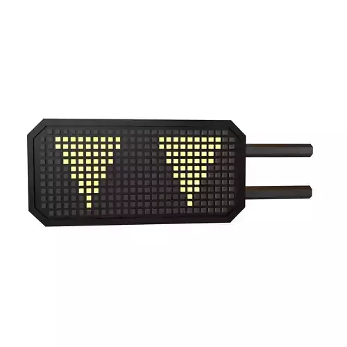 Sci Fi LCD Direction Display Board v1 011 Low-poly 3D model