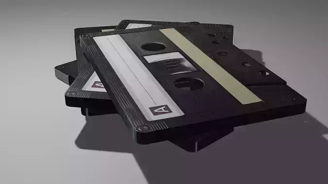 tape type cassette 3D model
