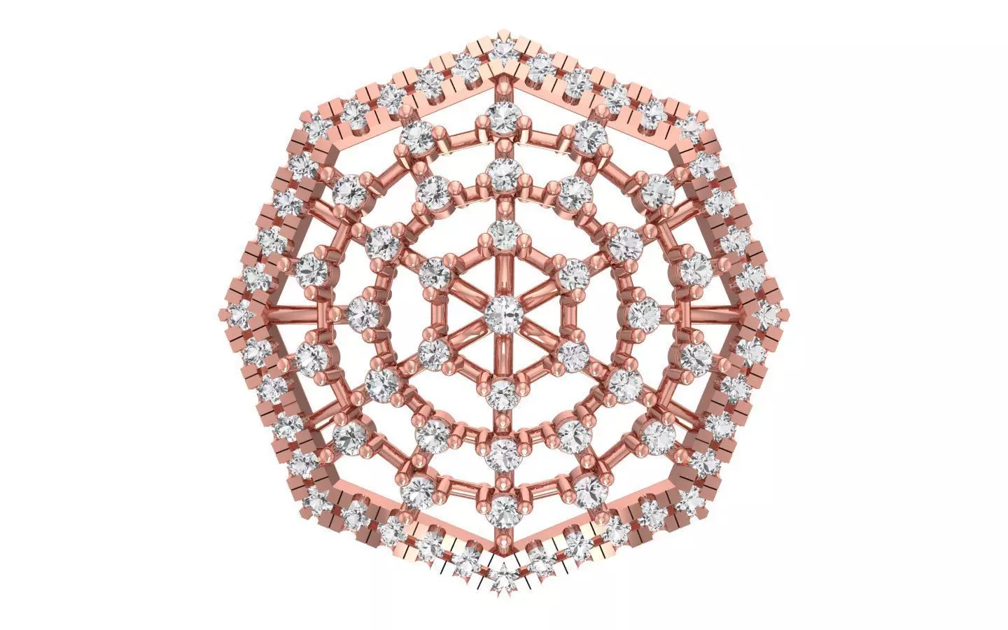 Women Pendant 3dm STL OBJ FBX Render Details 3D print model_0