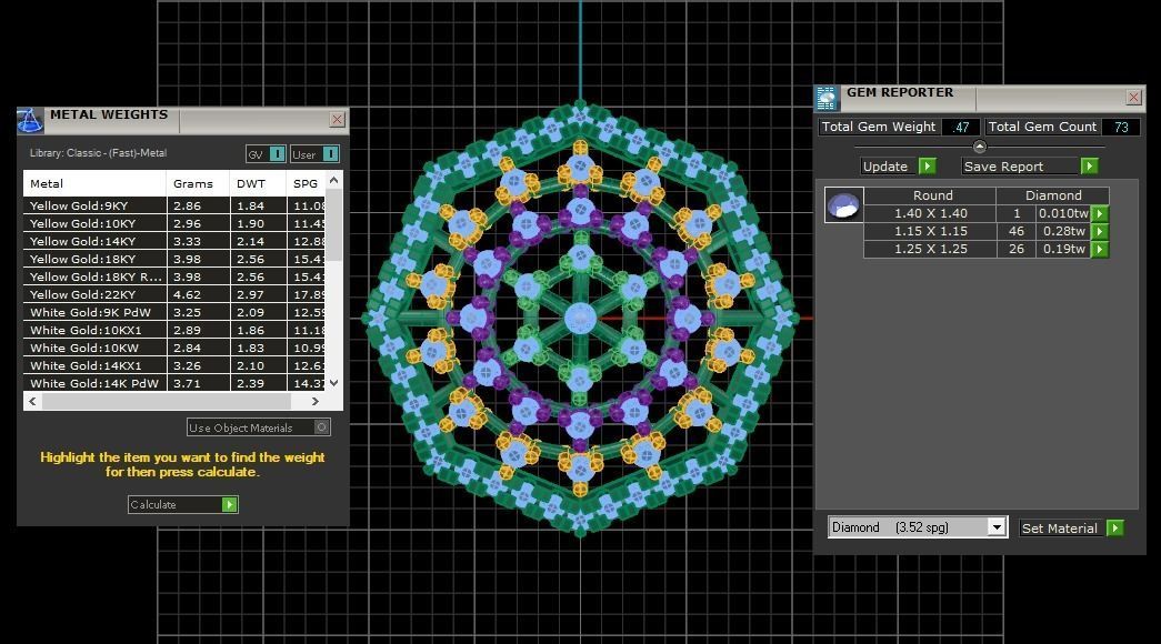 Women Pendant 3dm STL OBJ FBX Render Details 3D print model_3