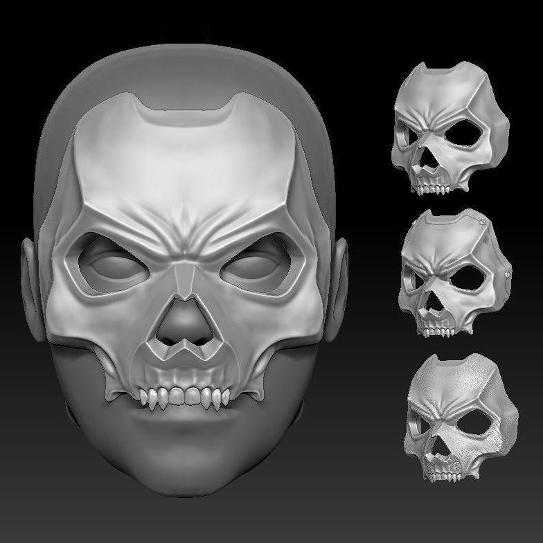 Captain Price Mask Call of Duty Modern Warfare 2 WARZONE 3D print model_11