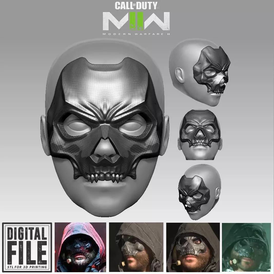 Captain Price Mask Call of Duty Modern Warfare 2 WARZONE 3D print model_0