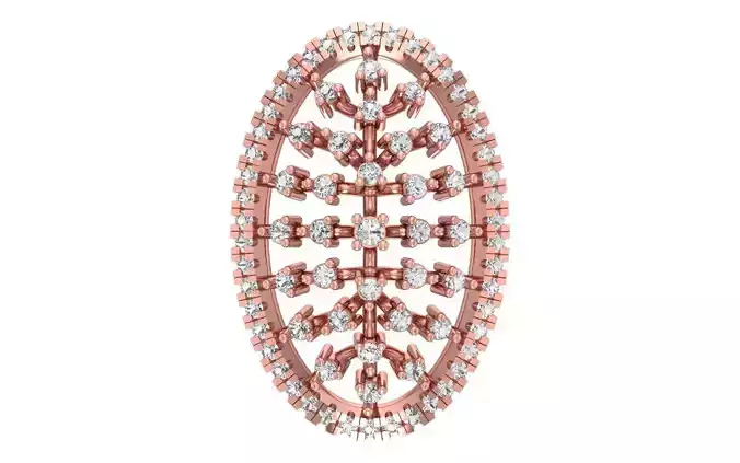 Women Pendant 3dm STL OBJ FBX Render Details