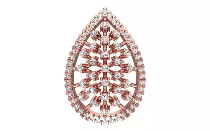 Women Pendant 3dm STL OBJ FBX Render Details