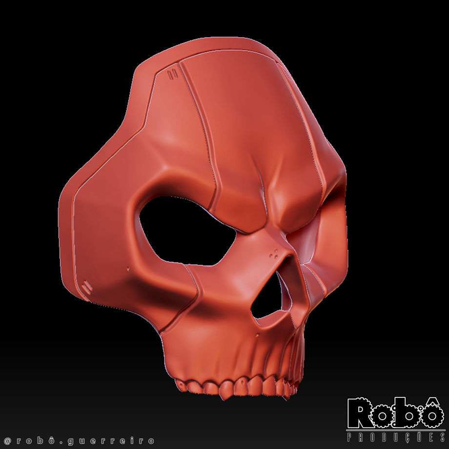 Soap Red Team 141 Mask - Call of Duty - MW2 - WARZONE 3D print model_14