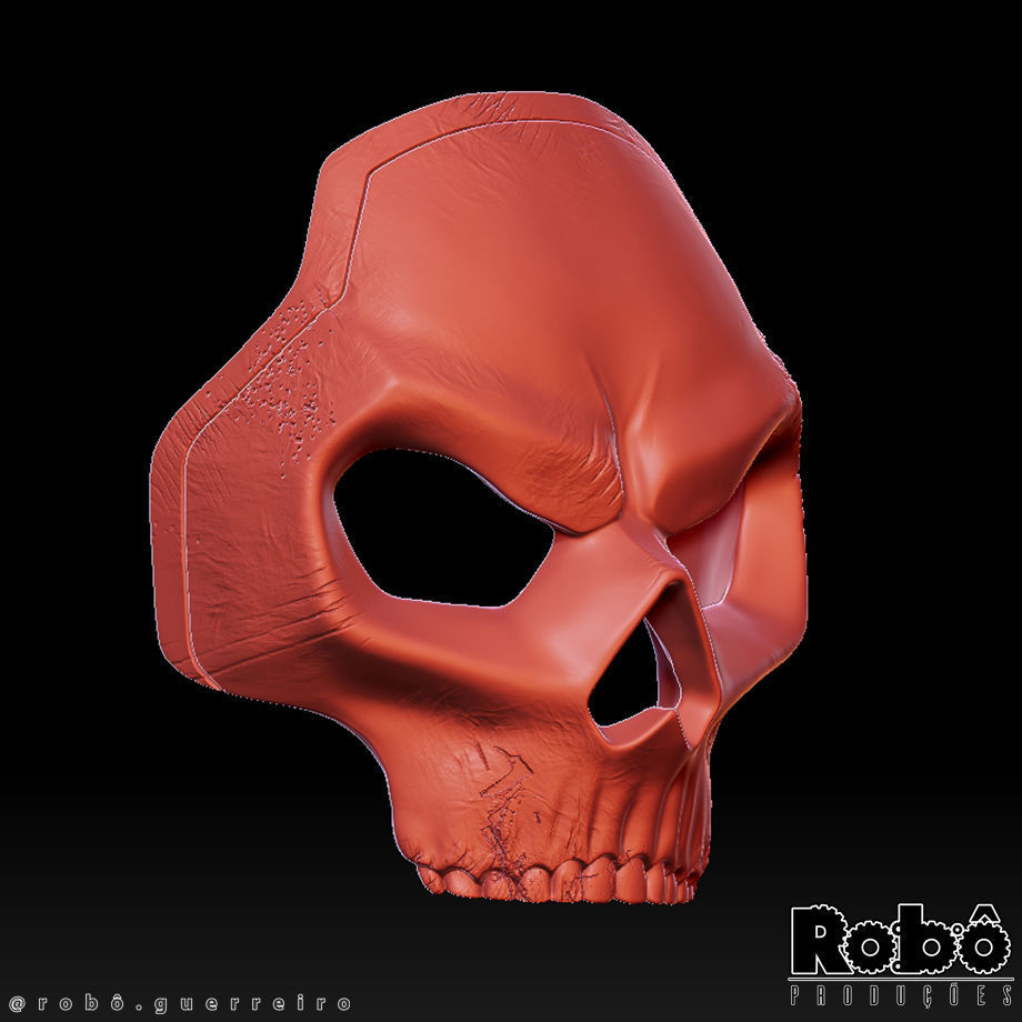 Soap Red Team 141 Mask - Call of Duty - MW2 - WARZONE 3D print model_11