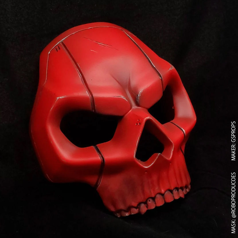 Soap Red Team 141 Mask - Call of Duty - MW2 - WARZONE 3D print model_6