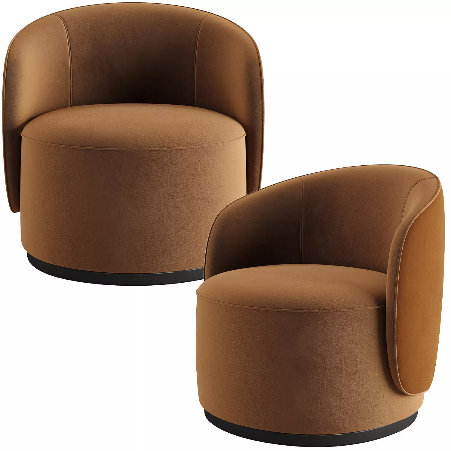Fendi Casa Anabelle Armchair 3D model