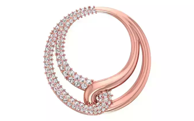 Women Pendant 3dm STL OBJ FBX Render Details