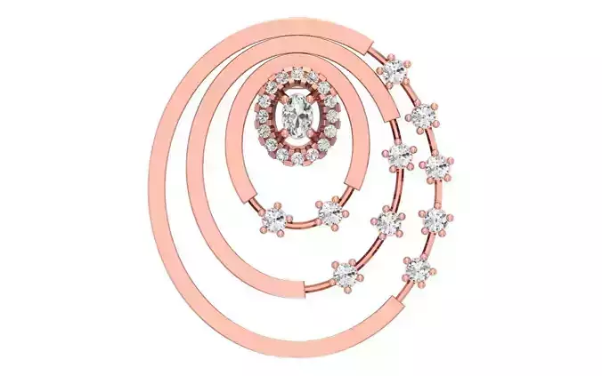 Women Pendant 3dm STL OBJ FBX Render Details