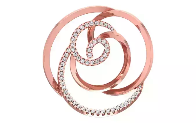 Women Pendant 3dm STL OBJ FBX Render Details