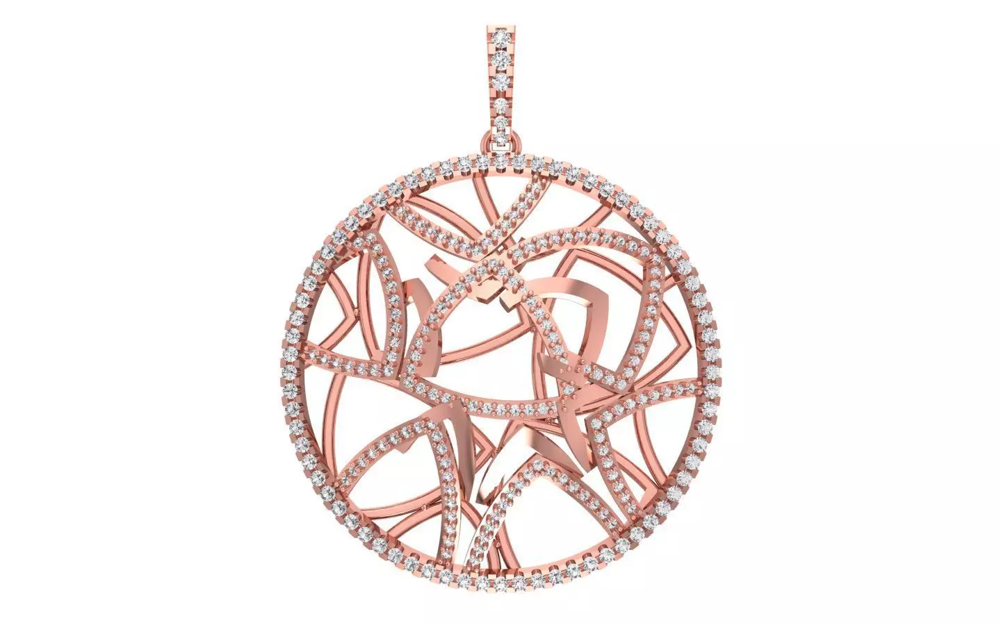 Women Pendant 3dm STL OBJ FBX Render Details 3D print model_0