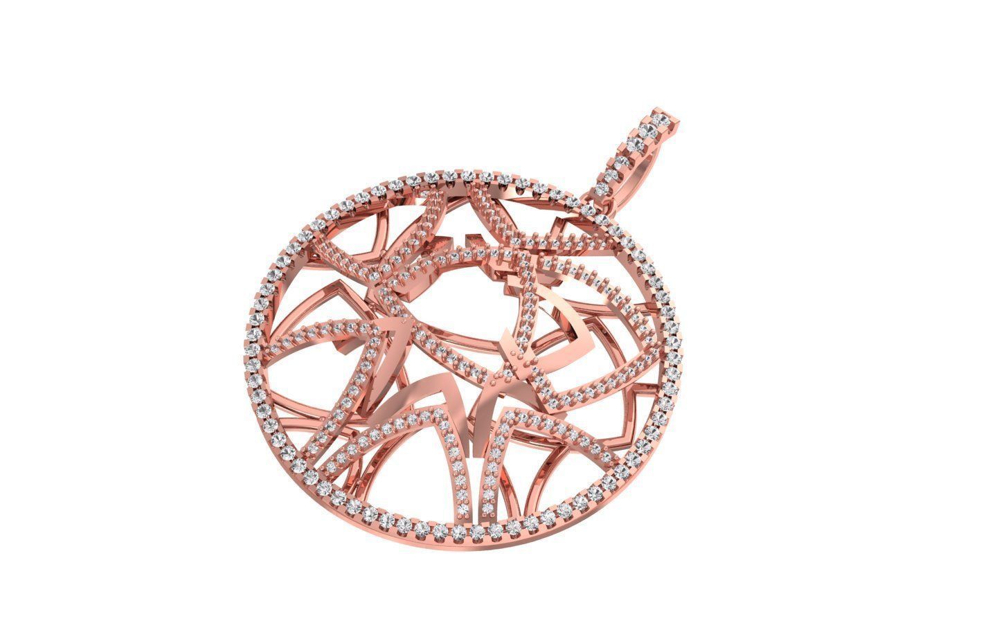 Women Pendant 3dm STL OBJ FBX Render Details 3D print model_1