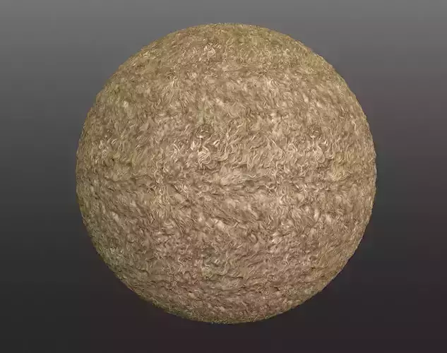 Sheep Fur 4k Texture
