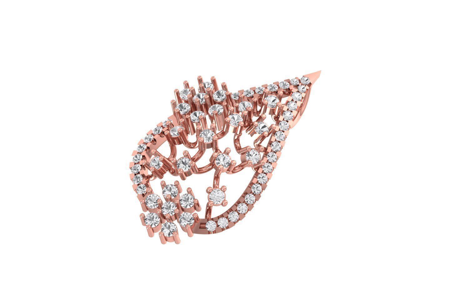 Women Pendant 3dm STL OBJ FBX Render Details 3D print model_2